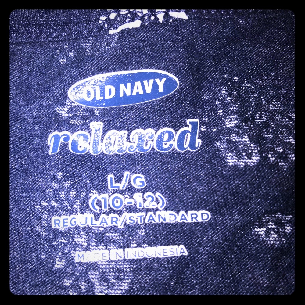 A t-shirt from old navy.
